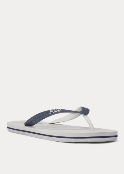 Chanclas Polo Ralph Lauren Hombre Grises / Azul Marino - Whitlebury II - YKWQN7821